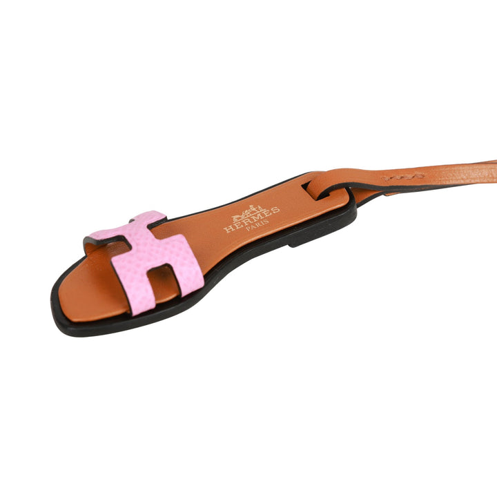 Top quality Hermes Rose Confetti Epsom Oran Nano Bag Charm
