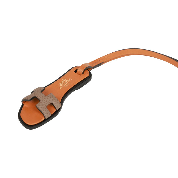 Top quality Hermes Etoupe Epsom Oran Nano Bag Charm