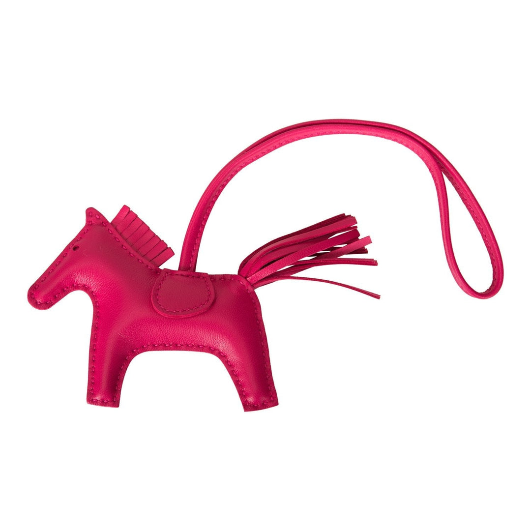 Top quality Hermes Rose Mexico Horse Rodeo Bag Charm PM