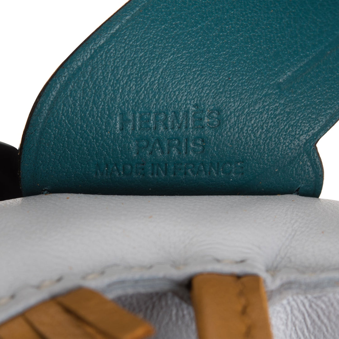 Top quality Hermes Bleu Brume/Sesame/Vert Bosphore Pegasus Horse Rodeo Bag Charm