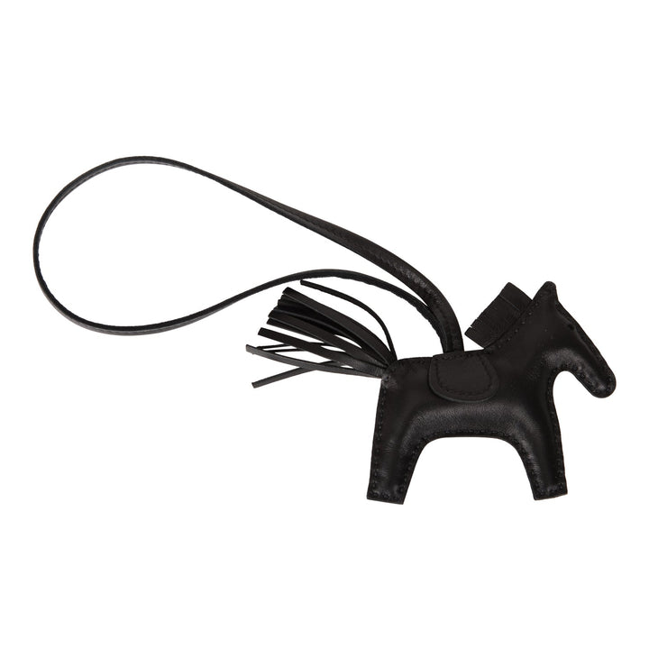 Top quality Hermes SO Black Grigri Horse Rodeo Bag Charm