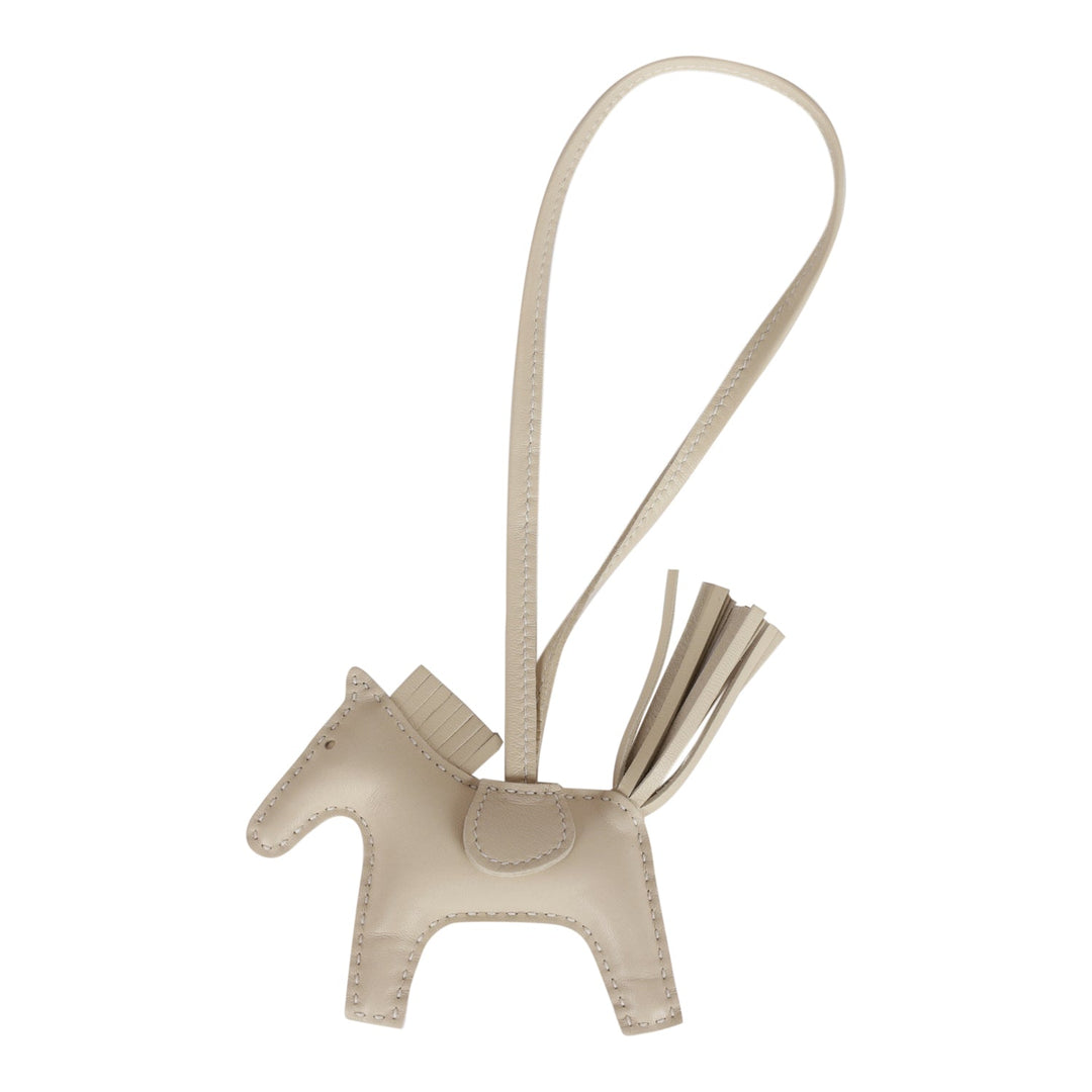Top quality Hermes Craie Grigri Horse Rodeo Bag Charm PM