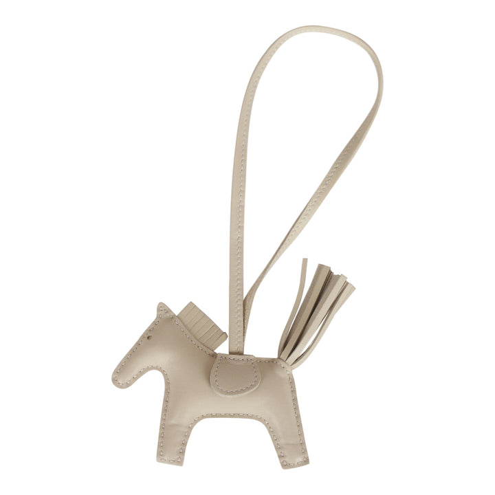 Top quality Hermes Craie Grigri Horse Rodeo Bag Charm PM