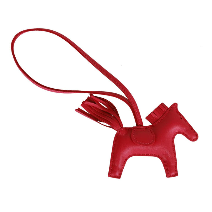 Top quality Hermes Rose Mexico Grigri Horse Rodeo Bag Charm MM