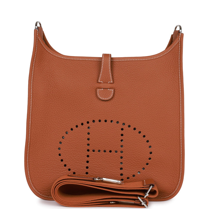 Hermes Evelyne III PM Gold Clemence Palladium Hardware