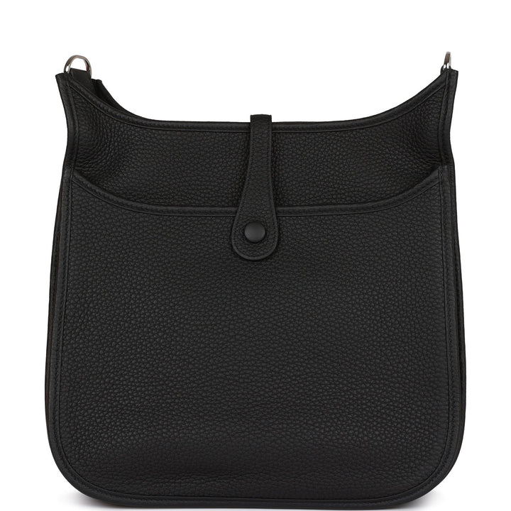 Top quality Hermes Evelyne III PM Black Clemence Palladium Hardware