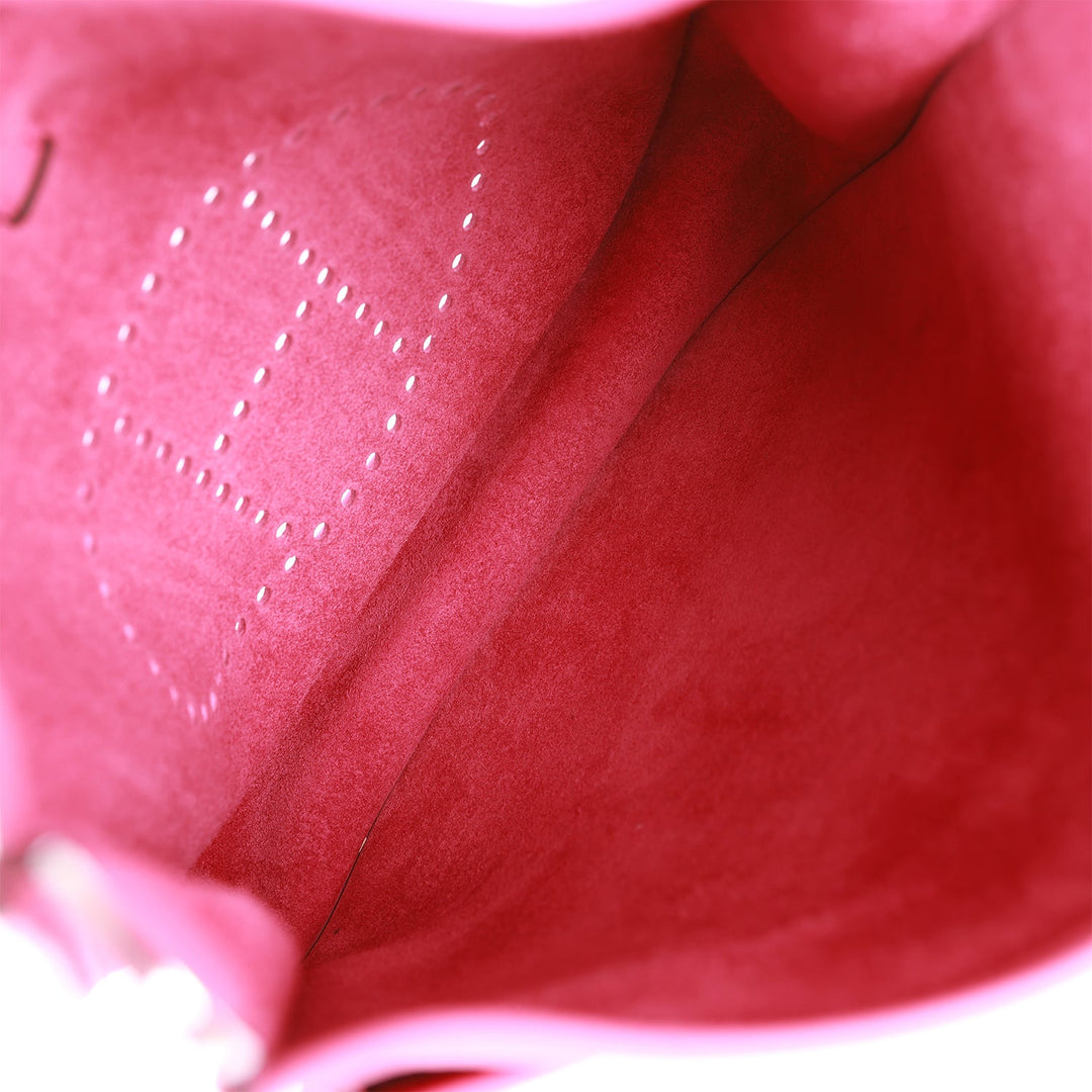 Top quality Hermes Evelyne III GM Rose Shocking Clemence Palladium Hardware