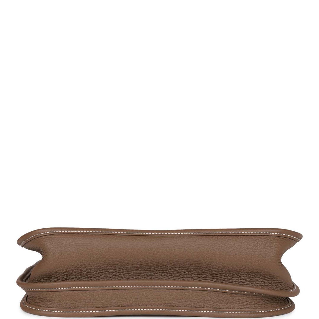 Top quality Hermes Evelyne PM Etoupe Clemence Gold Hardware