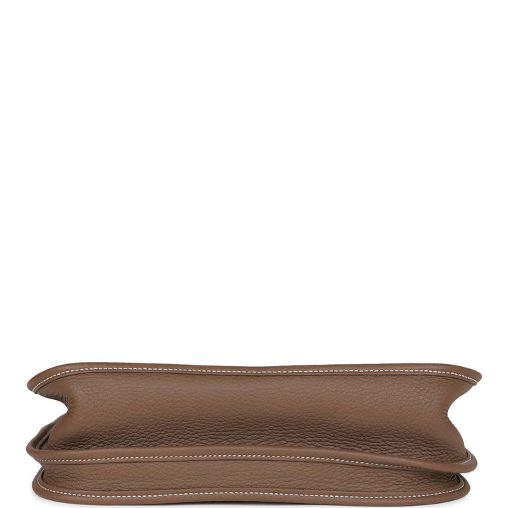Top quality Hermes Evelyne PM Etoupe Clemence Gold Hardware