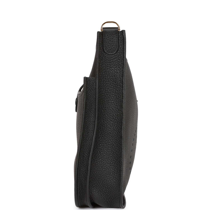 Hermes Evelyne III PM Black Clemence Gold Hardware