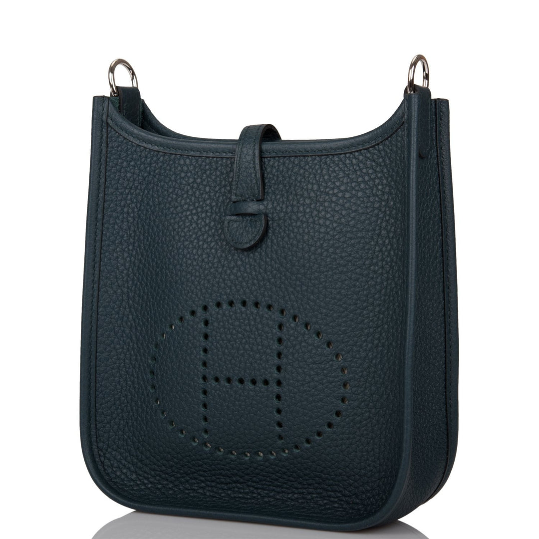 Hermes Evelyne TPM Vert Cypress Clemence Palladium Hardware