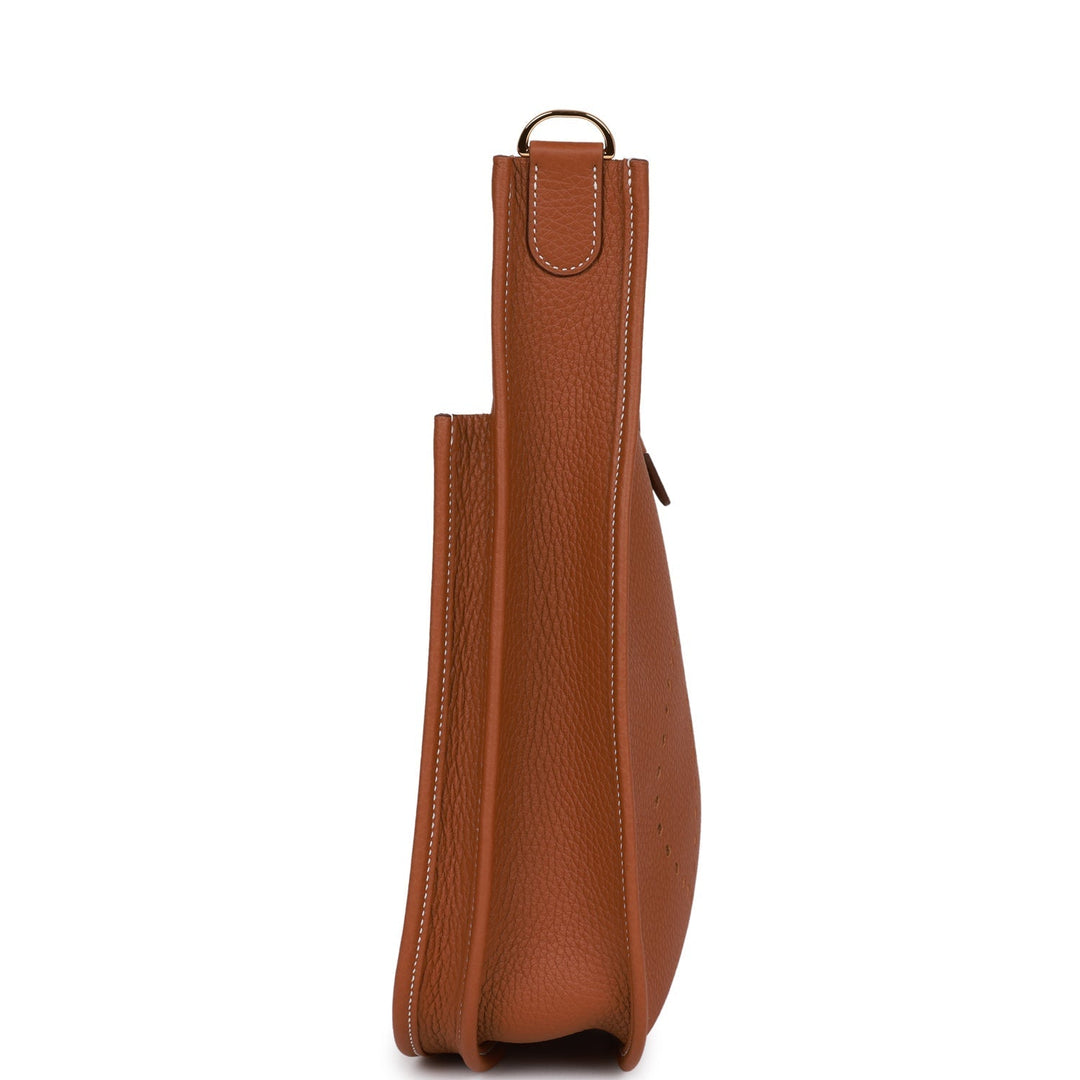 Top quality Hermes Evelyne III PM Gold Clemence Gold Hardware