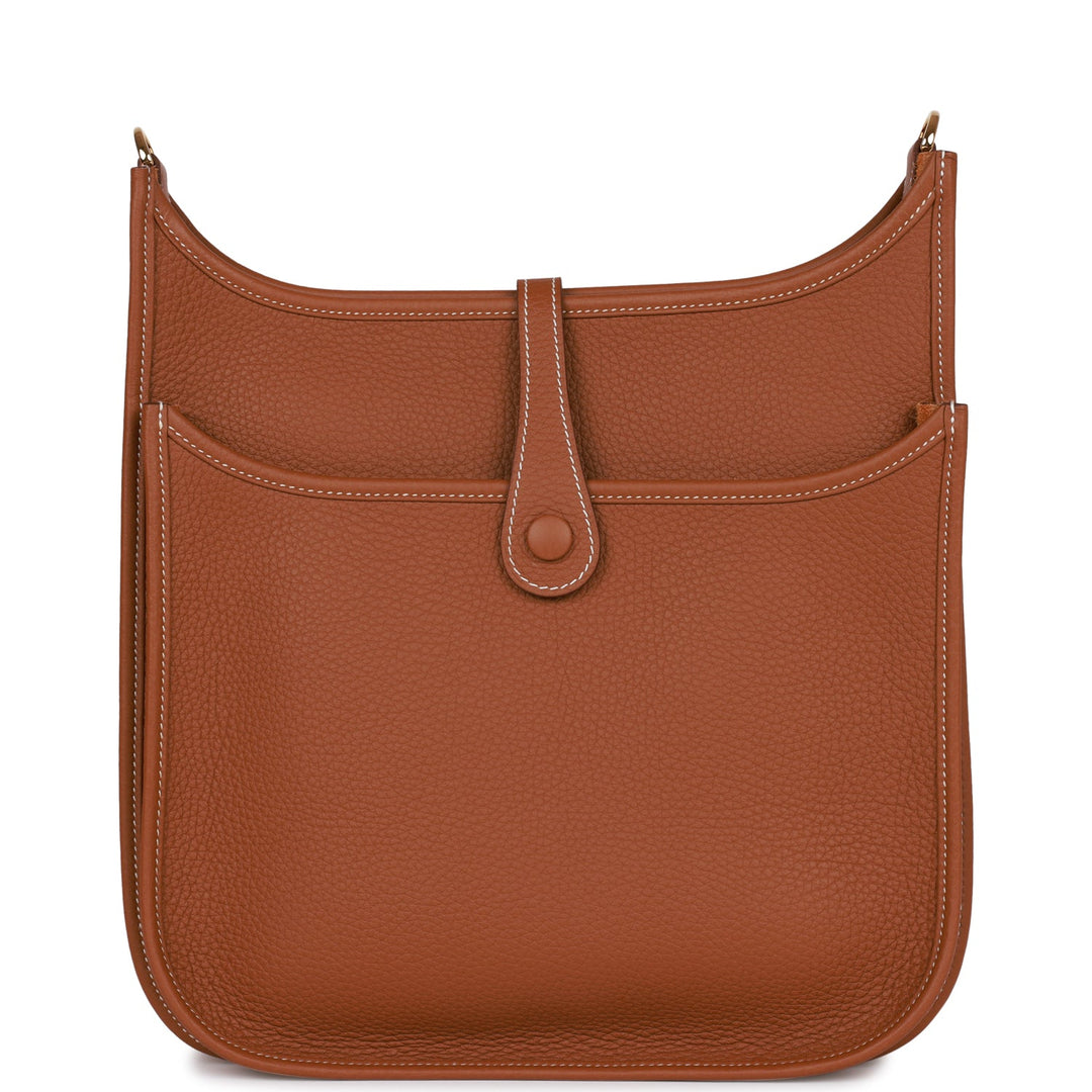 Top quality Hermes Evelyne III PM Gold Clemence Gold Hardware