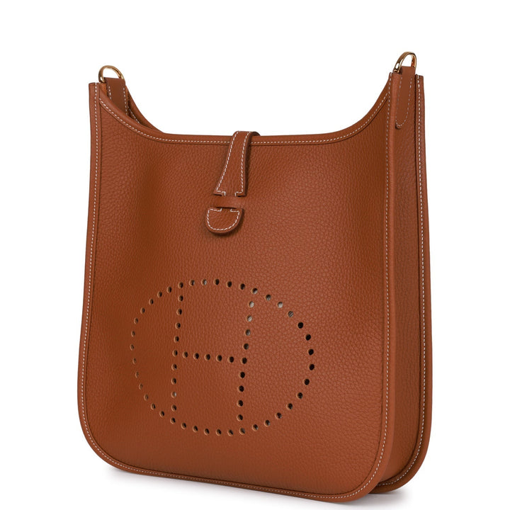 Top quality Hermes Evelyne III PM Gold Clemence Gold Hardware