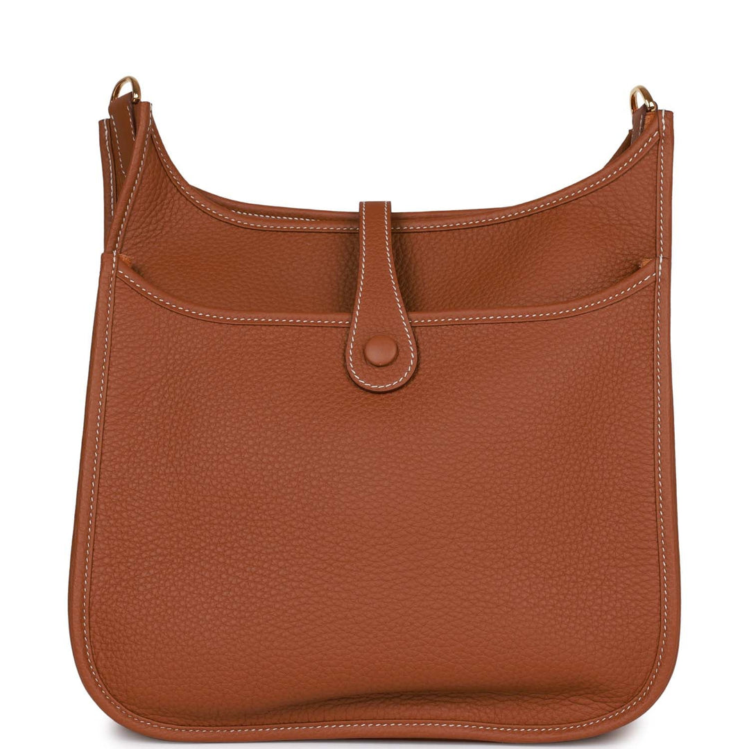 Top quality Hermes Evelyne III PM Gold Clemence Gold Hardware