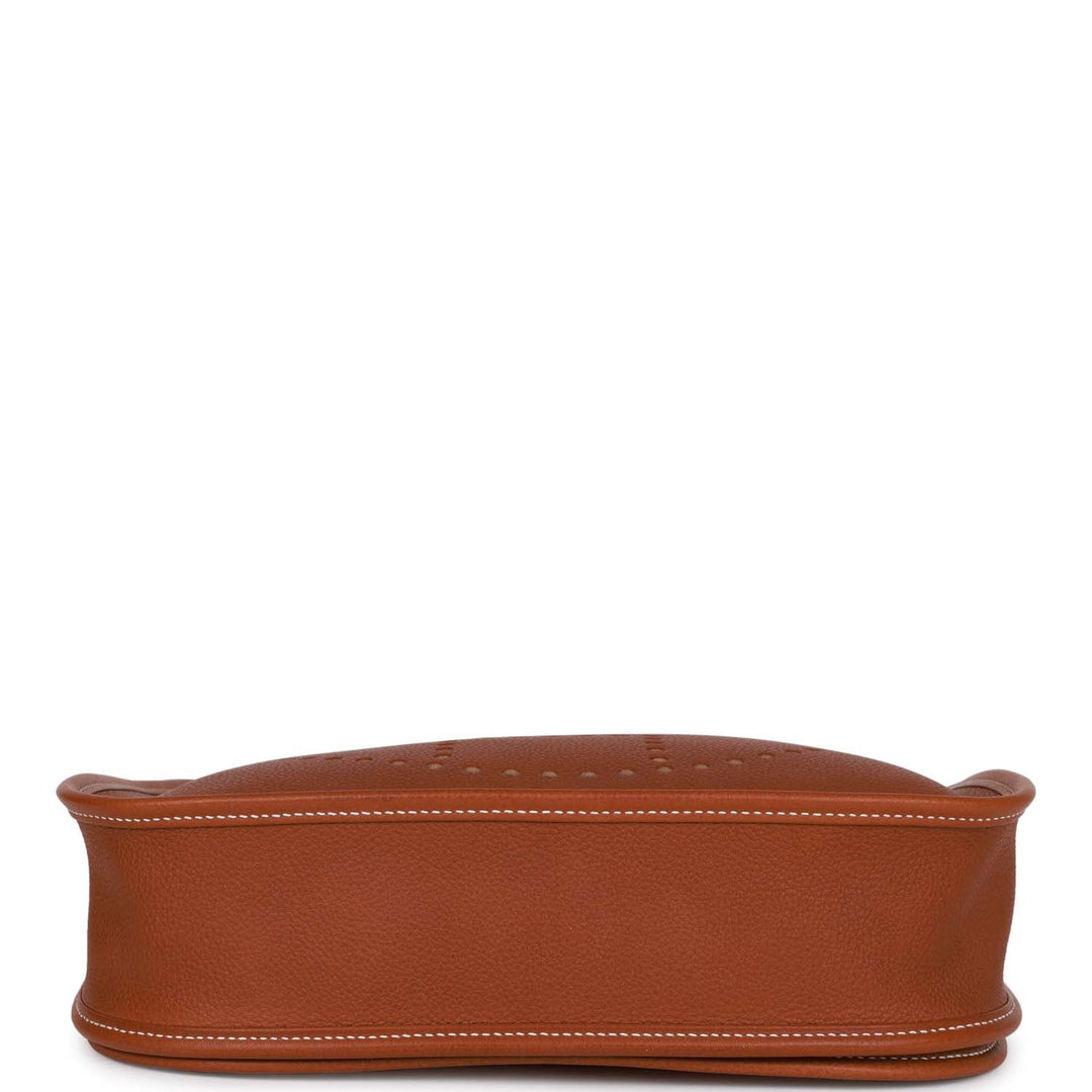 Top quality Hermes Evelyne III PM Fauve Barenia Faubourg Gold Hardware