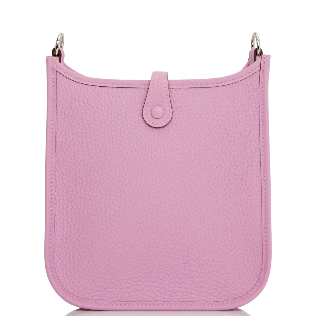 Hermes Evelyne TPM Mauve Sylvestre Clemence Palladium Hardware