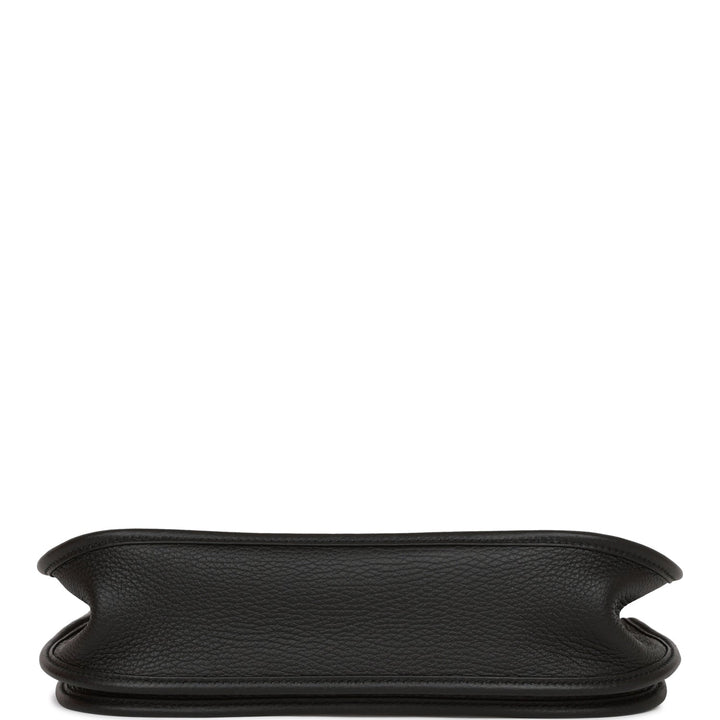 Top quality Hermes Evelyne III PM Black Togo and Toile Palladium Hardware