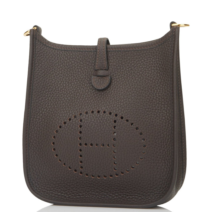 Top quality Hermes Evelyne TPM Ebene Clemence Gold Hardware