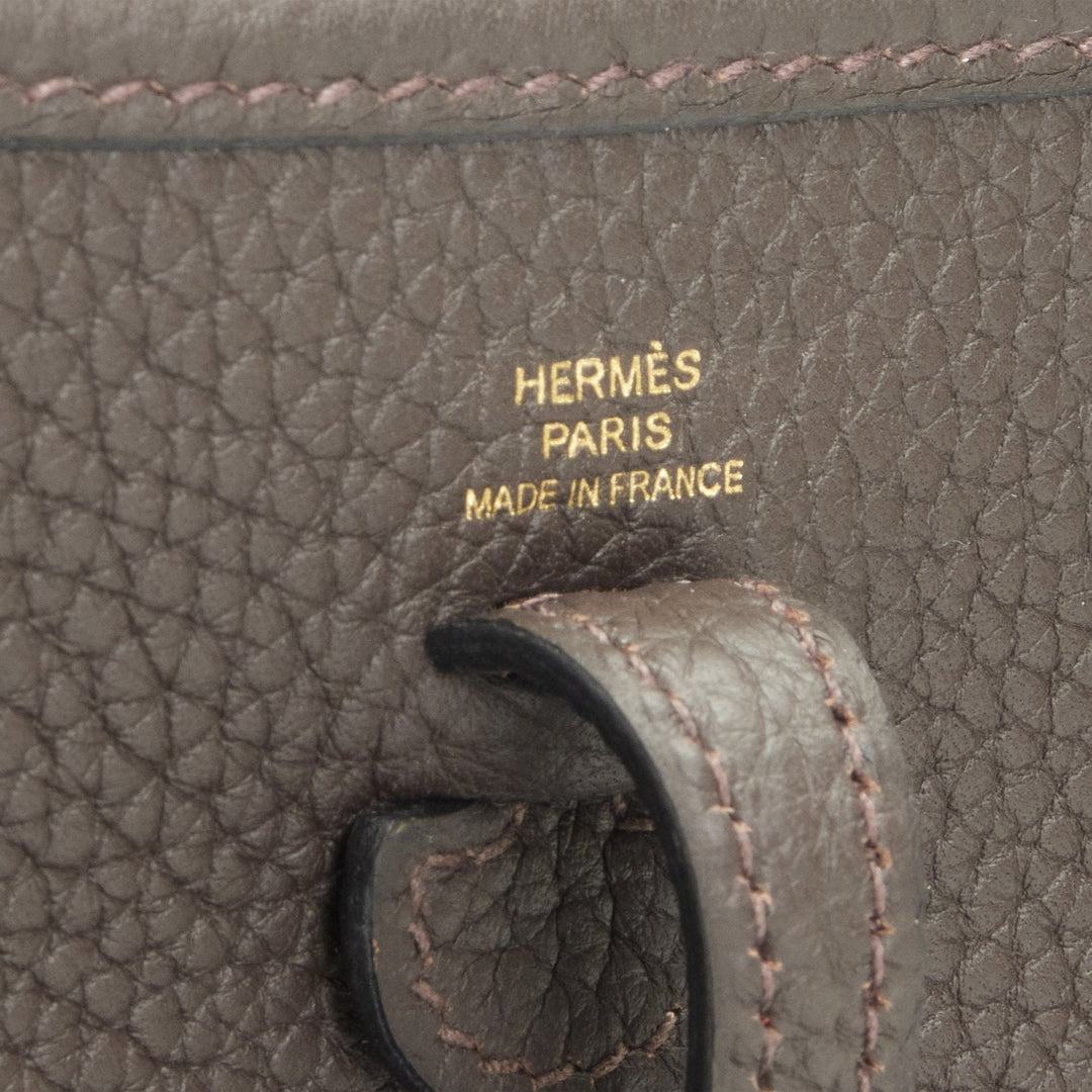 Top quality Hermes Evelyne TPM Ebene Clemence Gold Hardware