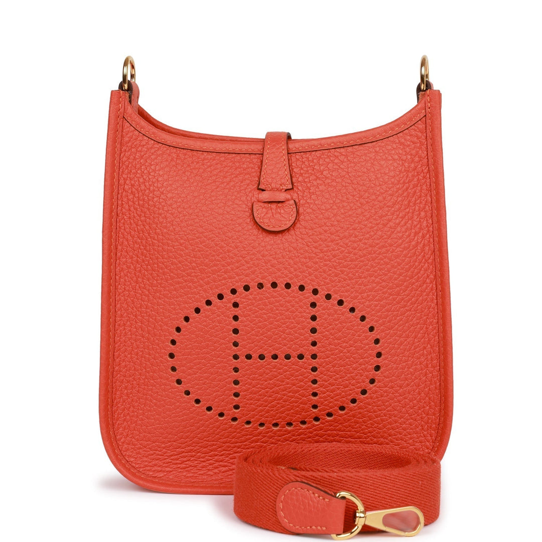 Hermes Evelyne TPM Feu Clemence Gold Hardware