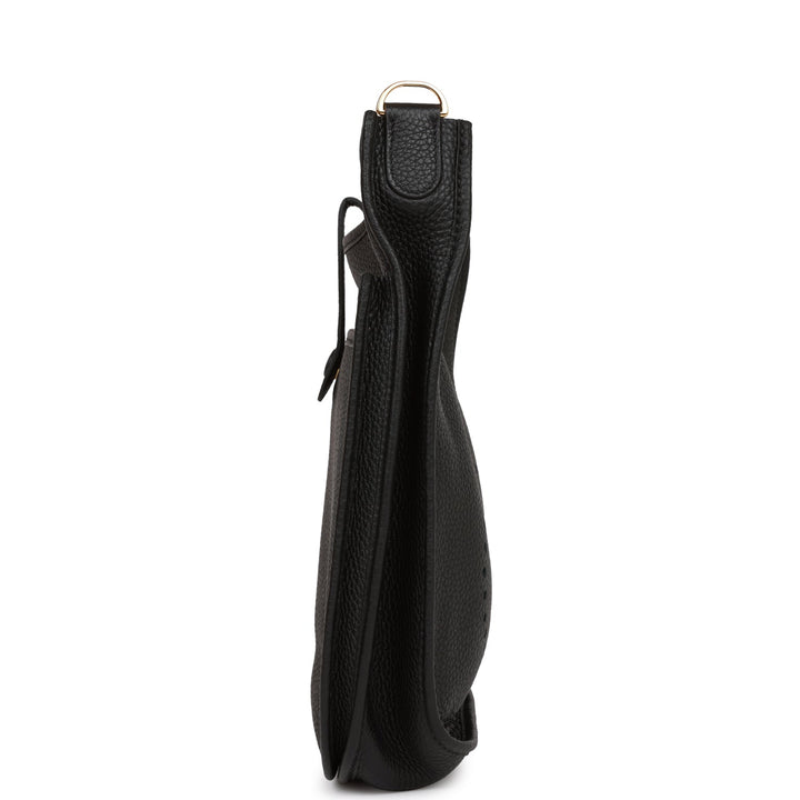 Top quality Hermes Evelyne III PM Black Clemence Gold Hardware