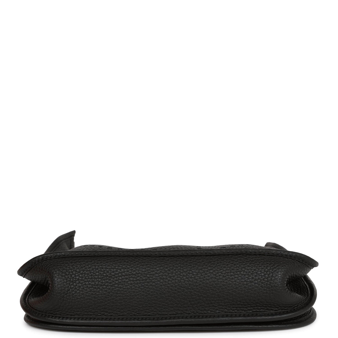 Top quality Hermes Evelyne III PM Black Clemence Gold Hardware