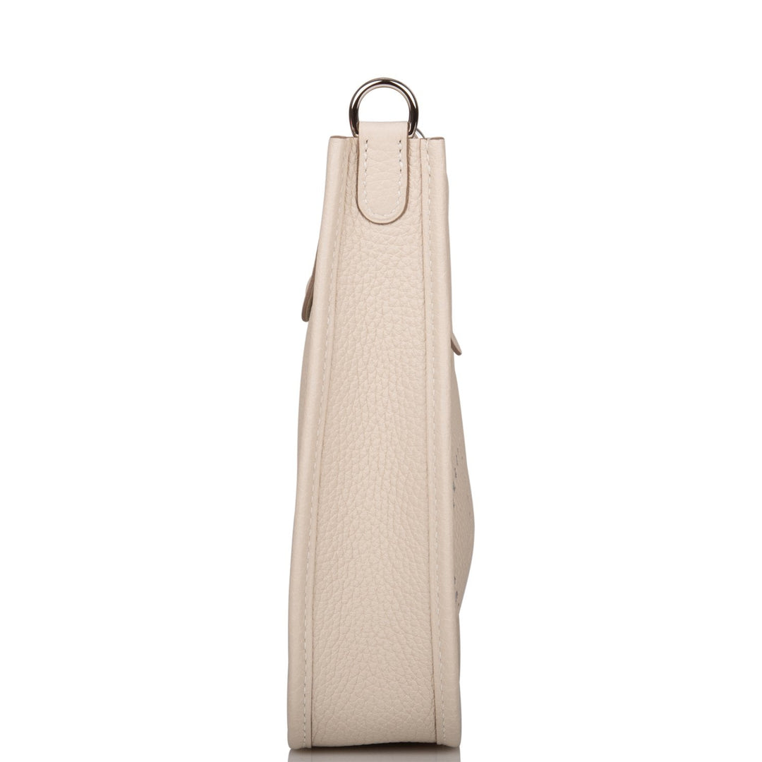 Hermes Evelyne TPM Craie Clemence Palladium Hardware