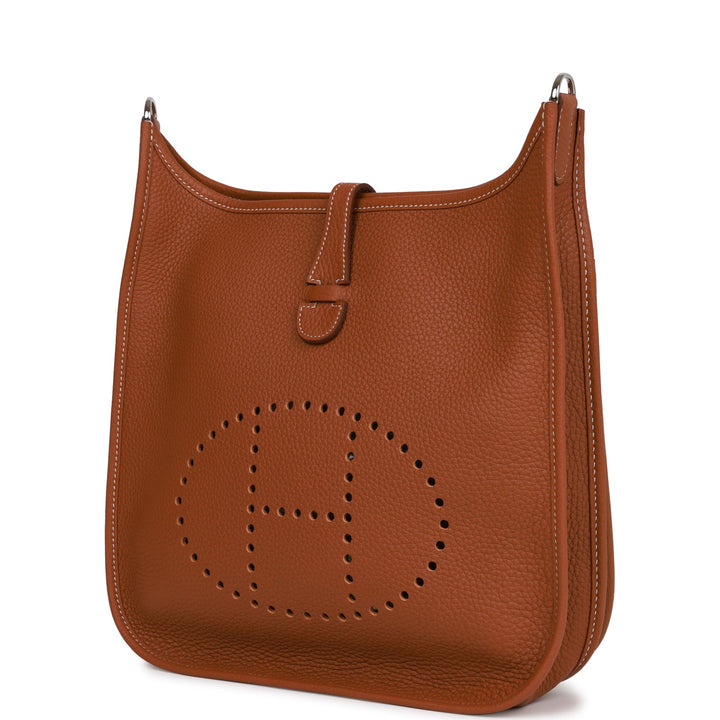 Hermes Evelyne III PM Gold Clemence Palladium Hardware