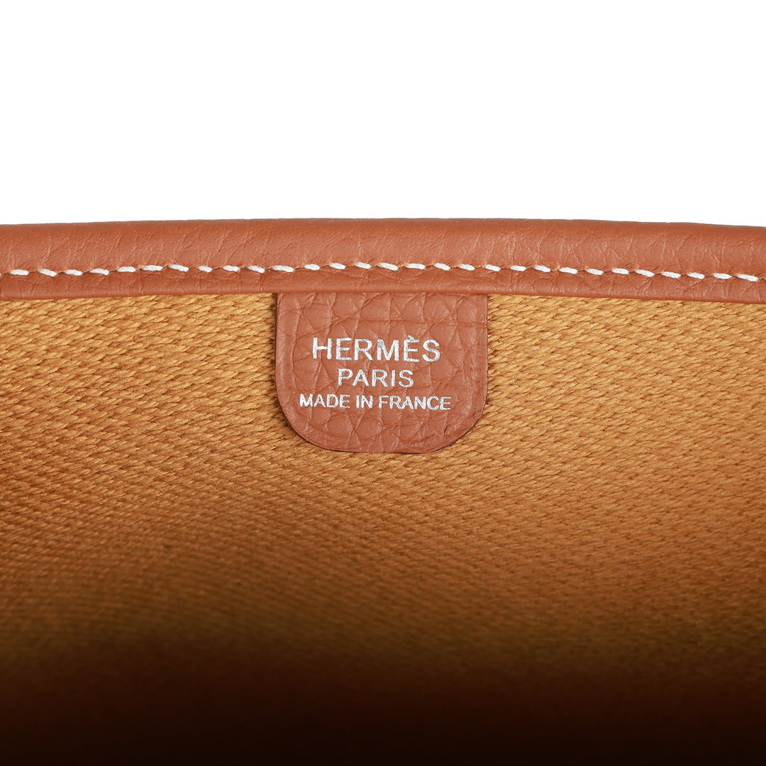 Top quality Hermes Evelyne III PM Gold Clemence and Toile Palladium Hardware
