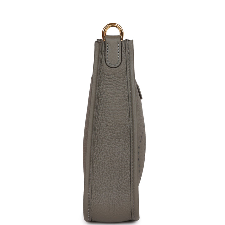 Top quality Hermes Evelyne TPM Gris Meyer Clemence Gold Hardware