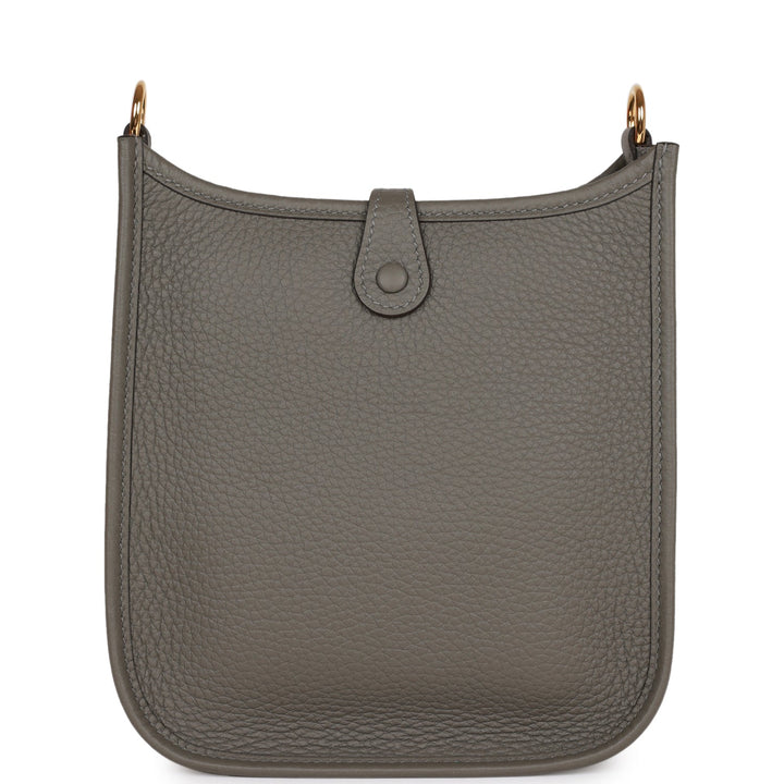 Top quality Hermes Evelyne TPM Gris Meyer Clemence Gold Hardware