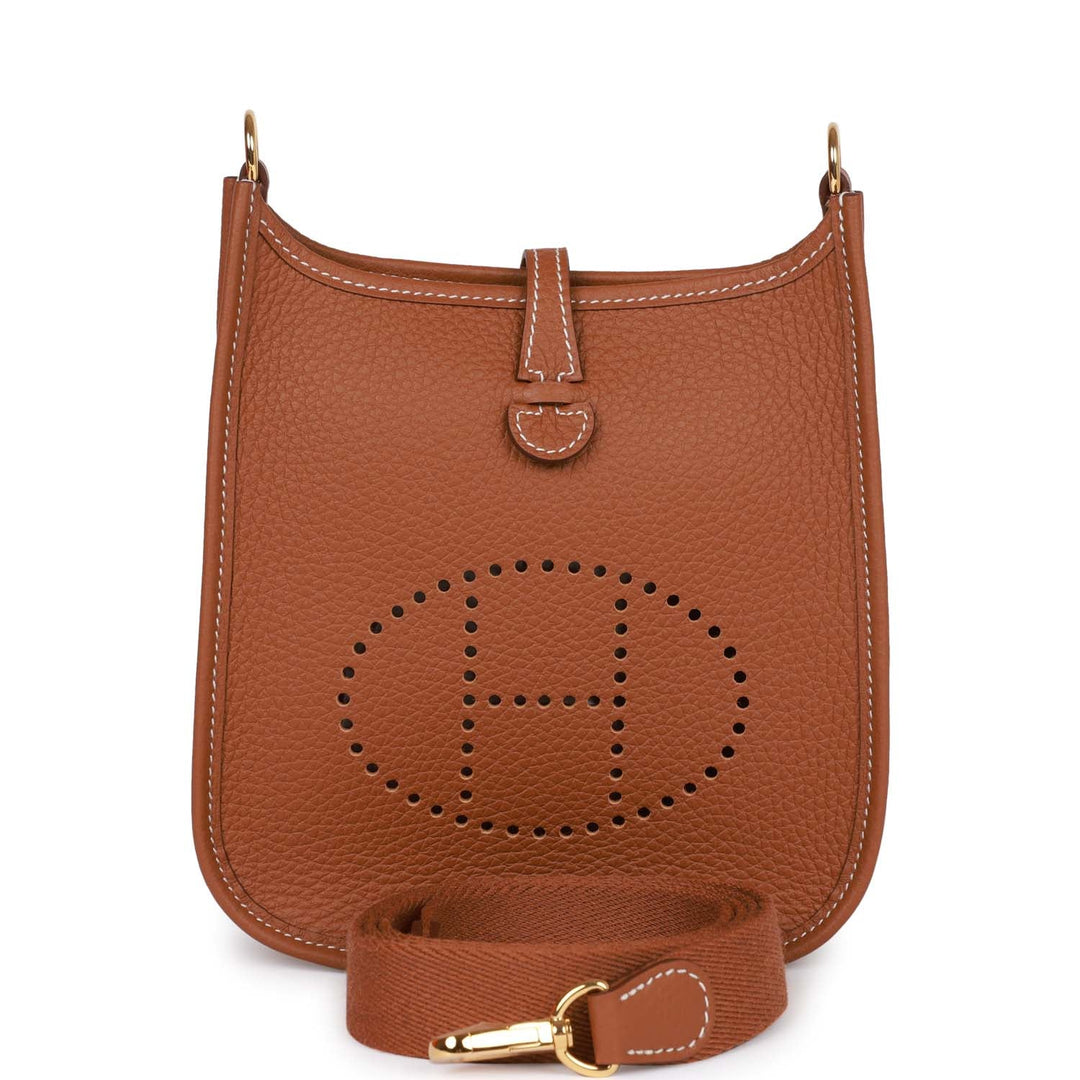 Top quality Hermes Evelyne TPM Gold Clemence Gold Hardware