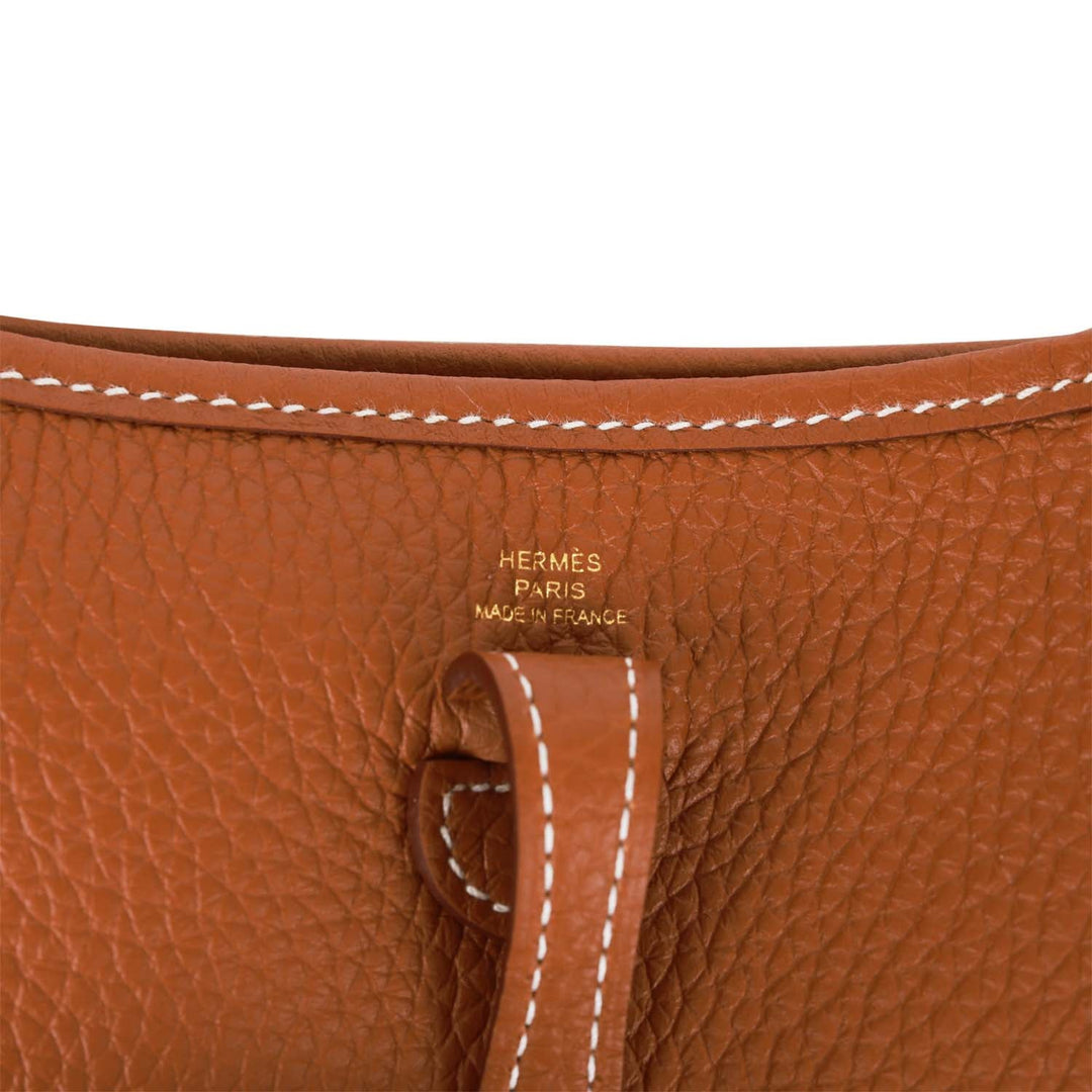 Top quality Hermes Evelyne TPM Gold Clemence Gold Hardware