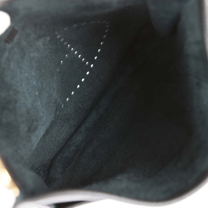Top quality Hermes Evelyne III PM Black Clemence Gold Hardware