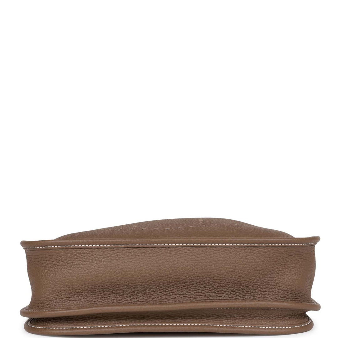 Top quality Hermes Evelyne III PM Etoupe Clemence Gold Hardware