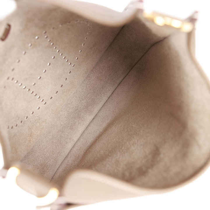 Top quality Hermes Evelyne III PM Etoupe Clemence Gold Hardware