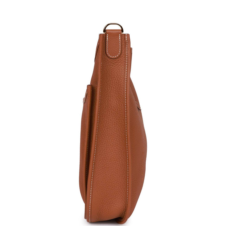 Top quality Hermes Evelyne III PM Gold Clemence Gold Hardware