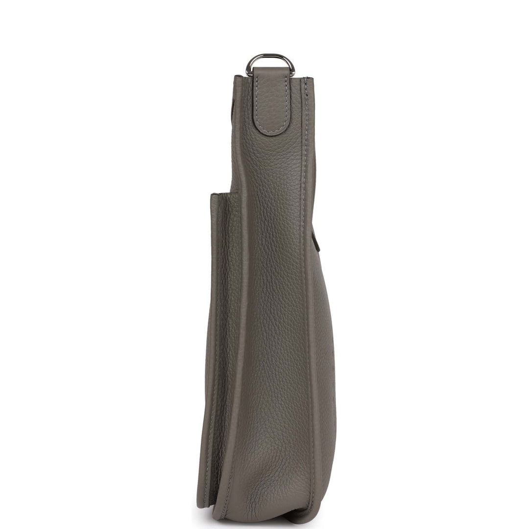 Top quality Hermes Evelyne III PM Gris Meyer Clemence Palladium Hardware