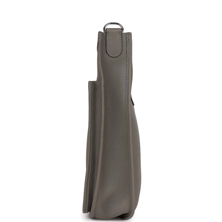 Top quality Hermes Evelyne III PM Gris Meyer Clemence Palladium Hardware