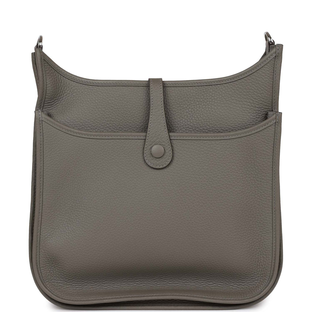 Top quality Hermes Evelyne III PM Gris Meyer Clemence Palladium Hardware