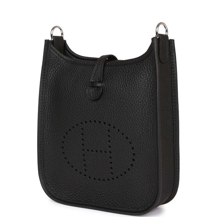 Top quality Hermes Evelyne TPM Black Clemence Palladium Hardware