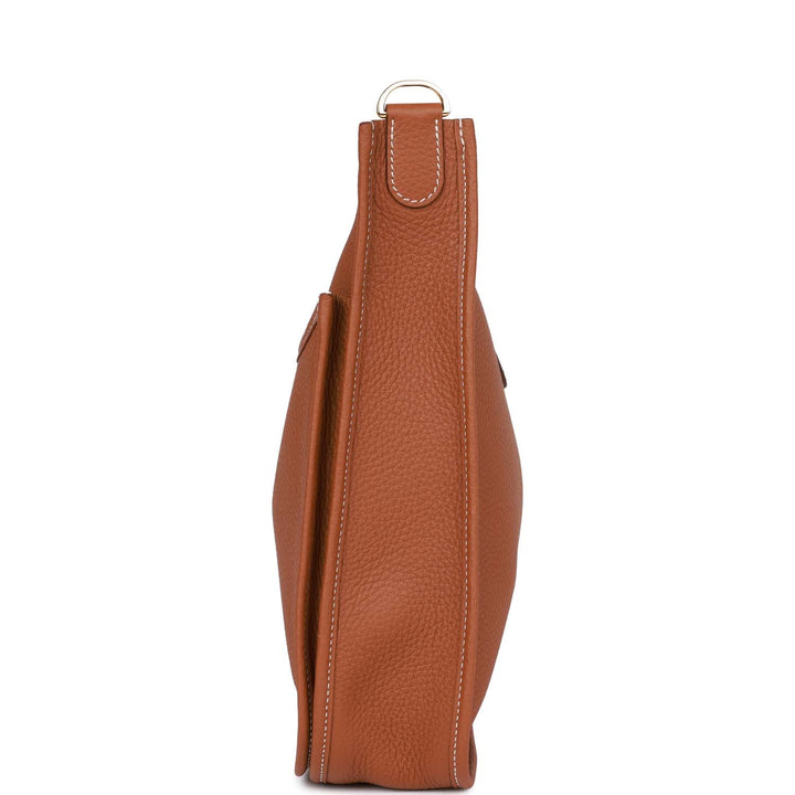 Top quality Hermes Evelyne III PM Gold Clemence Gold Hardware