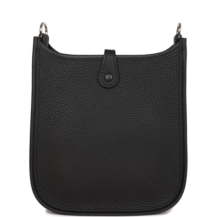 Top quality Hermes Evelyne TPM Black Clemence Palladium Hardware
