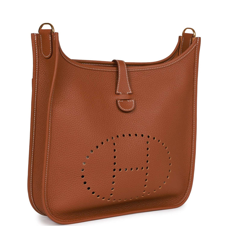 Top quality Hermes Evelyne III PM Gold Clemence Gold Hardware