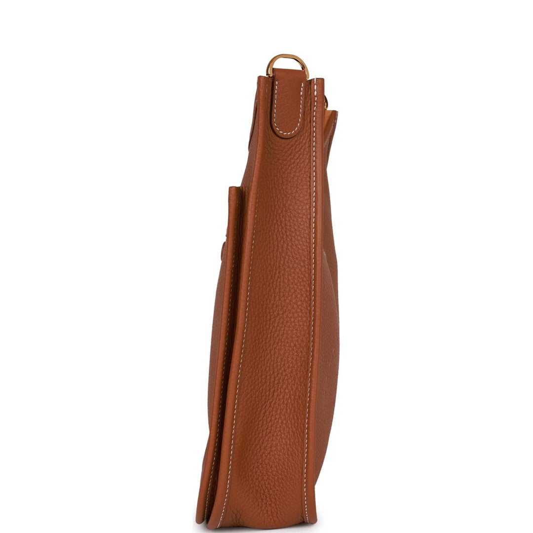 Top quality Hermes Evelyne III PM Gold Clemence Gold Hardware