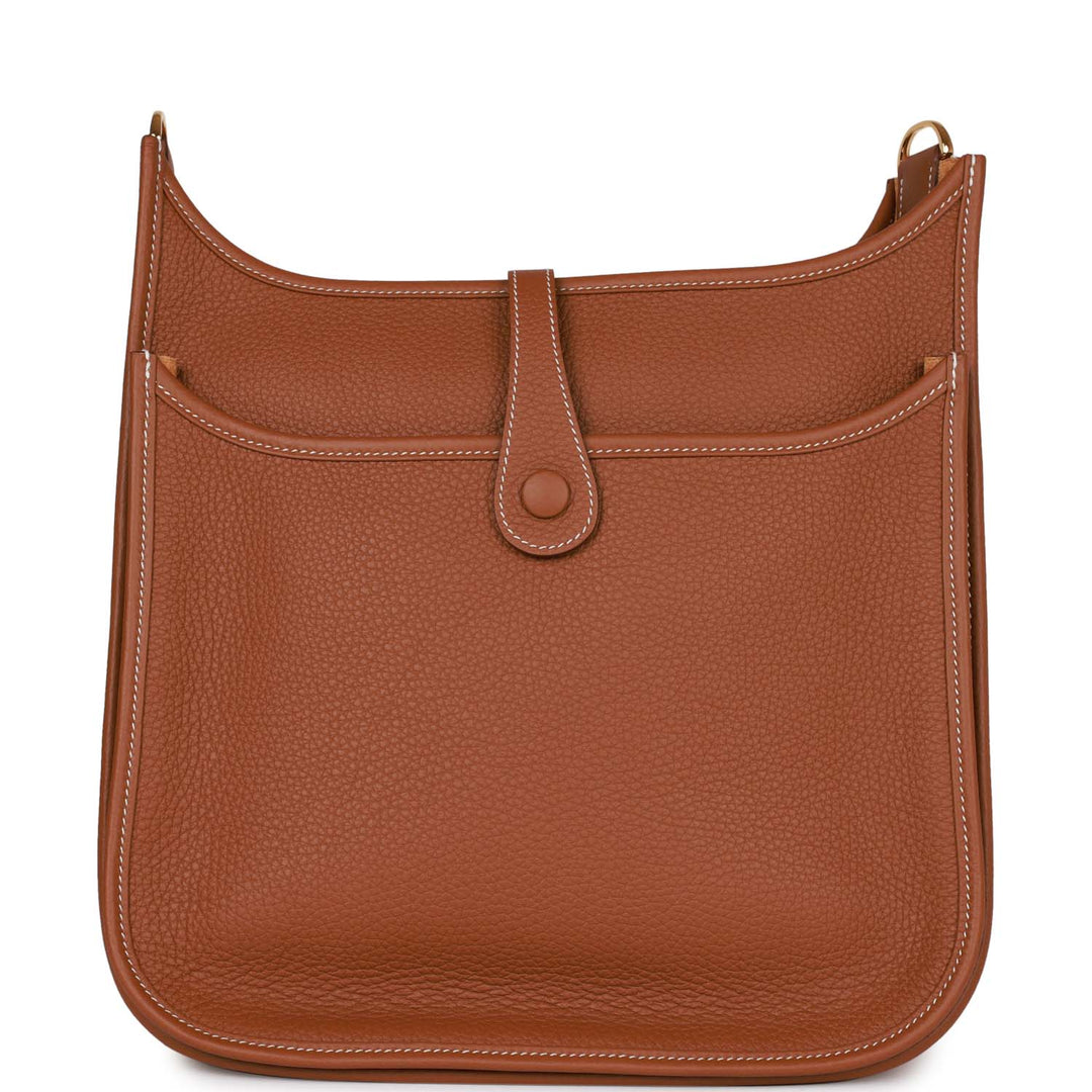 Top quality Hermes Evelyne III PM Gold Clemence Gold Hardware