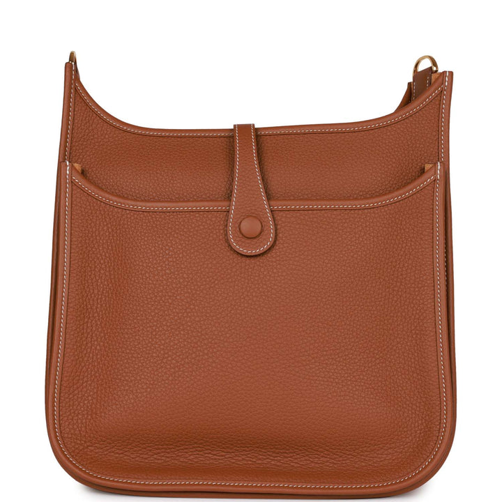 Top quality Hermes Evelyne III PM Gold Clemence Gold Hardware