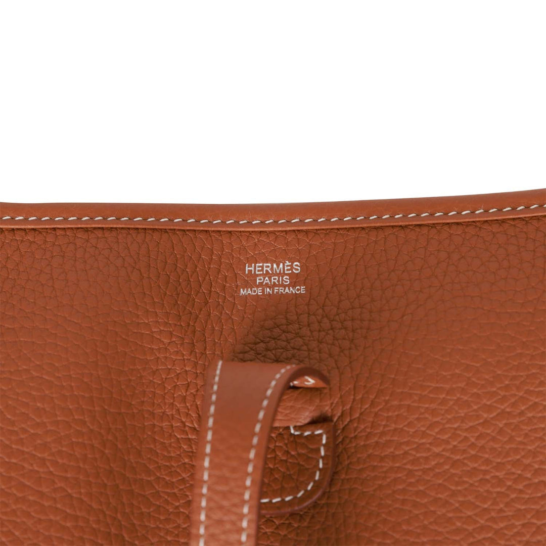 Top quality Hermes Evelyne III PM Gold Clemence Palladium Hardware