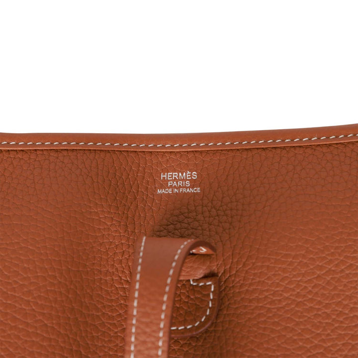 Top quality Hermes Evelyne III PM Gold Clemence Palladium Hardware